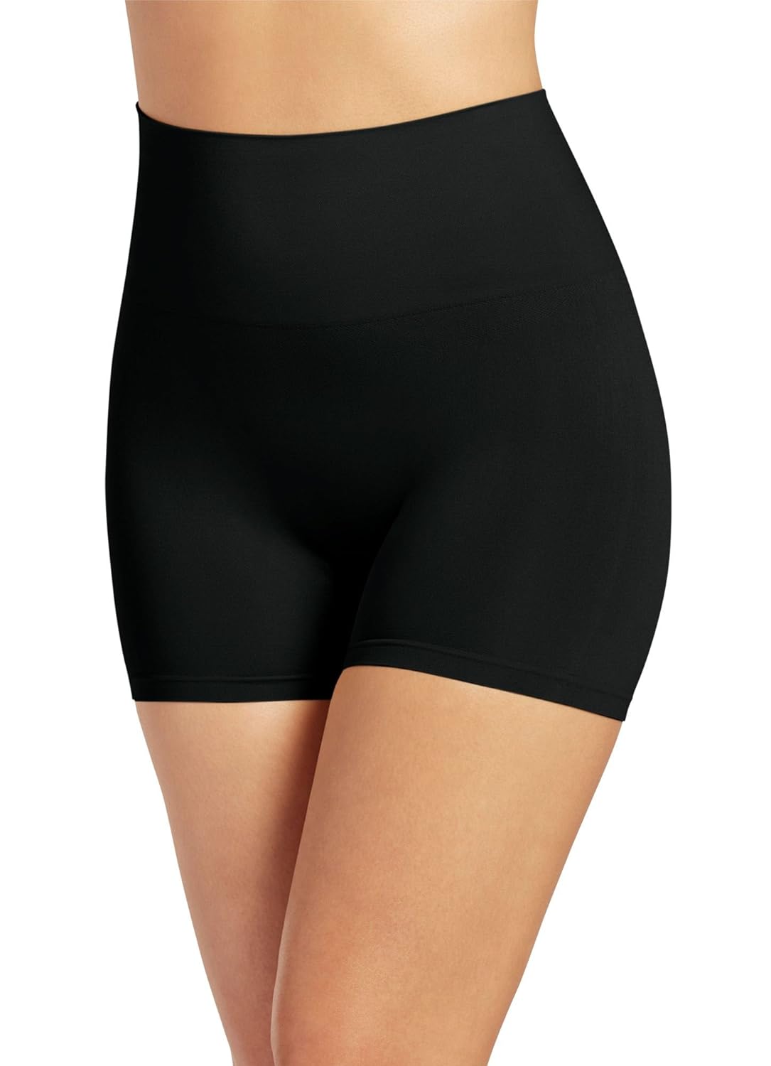 Jockey Women's Slimmers Seamfree Shorts, Black, 7 (XL) X 5 at Amazon