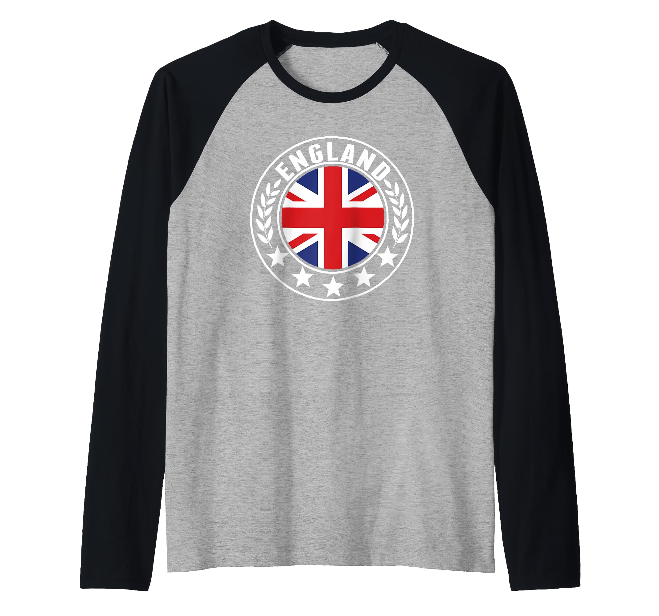 Trendy England Wheel Raglan Baseball Tee