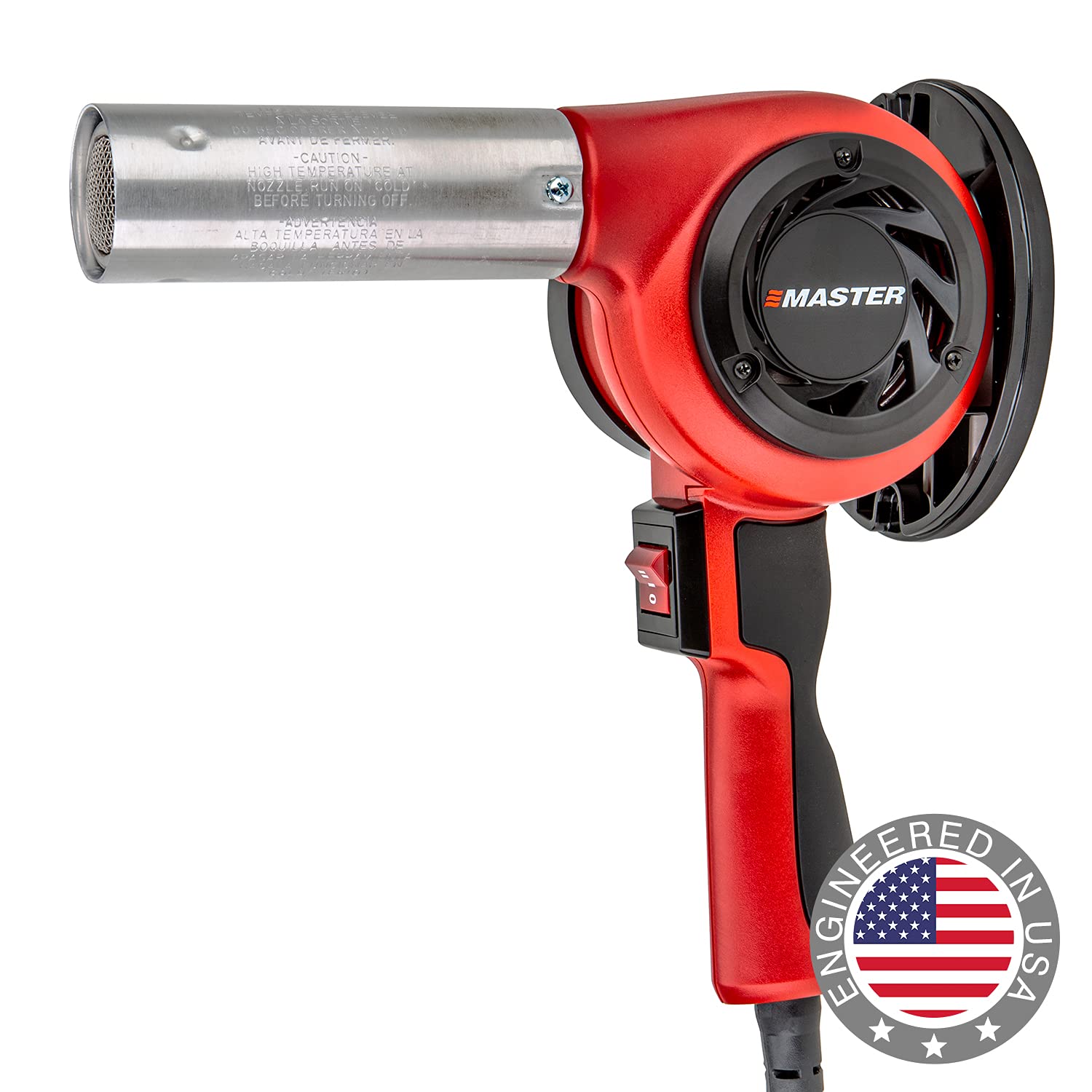 Photo 1 of Master Appliance HG-501T Lightweight Industrial Heat Gun, Quick Change Plug-In Heating Element - 1200F, 120V, 1680W, 14 Amps - Assembled In USA