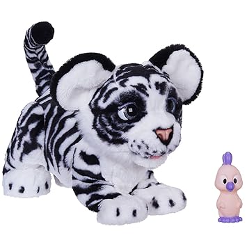 versión en italiano Peluche Tyler mi tigre jugueton FurReal Friends Hasbro B9071103 Juguetes electrónicos Mascotas electrónicas