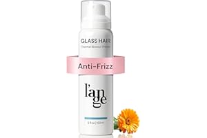 L'ANGE HAIR Glass Hair Thermal Blowout Primer | Heat Protectant Spray for Frizz Control & Shine | Blow Dry Support Styling Mist | For All Hair Types | 5 fl oz