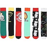 Bioworld Family Guy Crew Socks, Family Guy Cartoon Peter Griffin Lois Stewie Crew Socks For Men Women 6 Pack