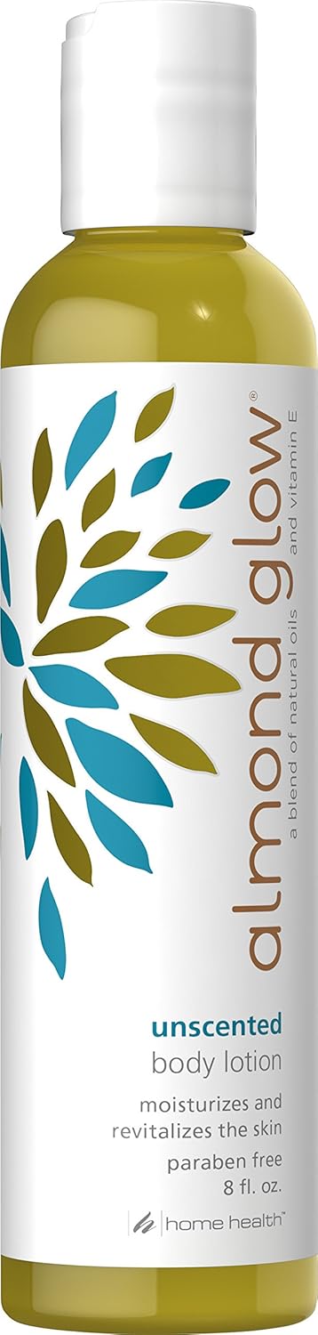 Home Health Almond Glow Body Lotion, Unscented, 8 Fluid Ounce