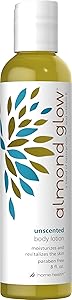 Home Health Almond Glow Body Lotion, Unscented, 8 Fluid Ounce