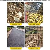 Shsyue Garden Fence Barrier 1x20m Snow Fence Plastic Netting Heavy Duty view 6