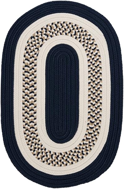 Alfombra de área Trenzada con diseño de Flores de la Colonia ...