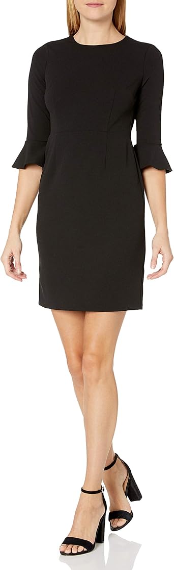 donna morgan bell sleeve dress