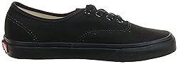 Vans Authentic, Black/Black, Size 6.5