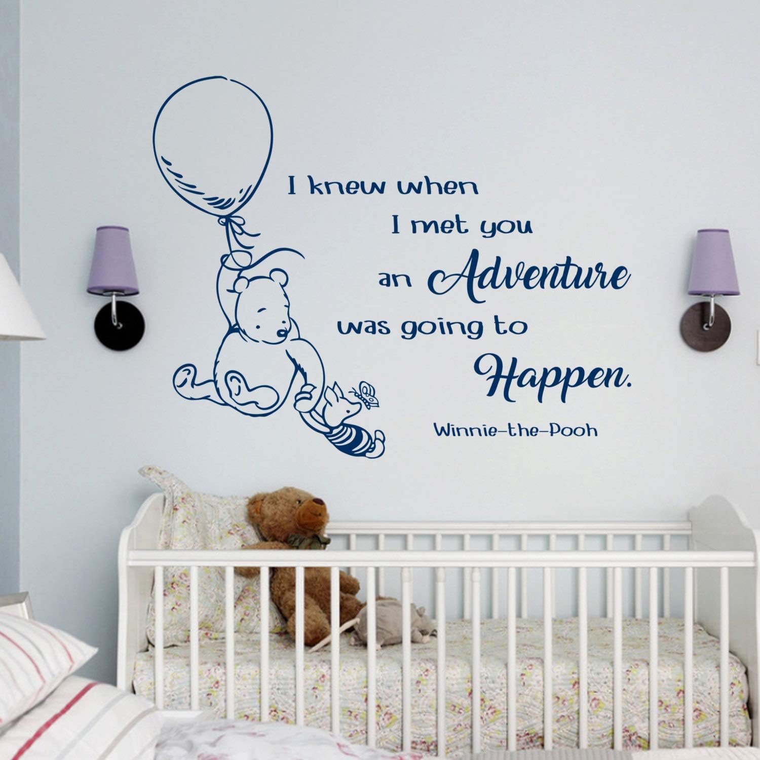 winnie the pooh wall decals for nursery