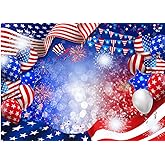 7x5ft Patriotic Photo Backdrop - American Flag & Balloons For 4th Of July Parties