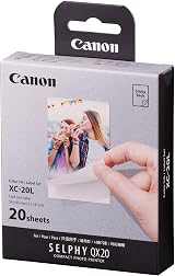 Canon XC-20L Genuine Ink and Paper Set for SELPHY Square QX20-20