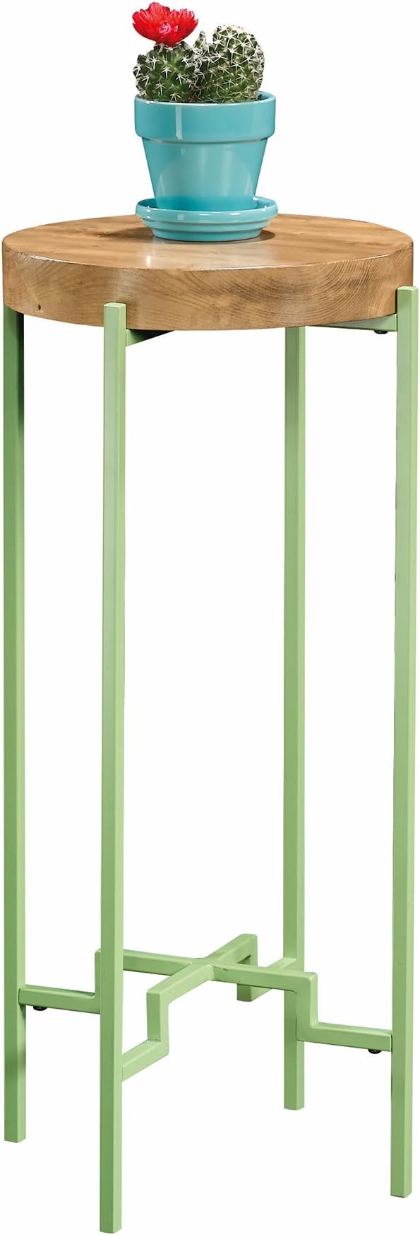 Sauder Viabella Accent Table, Zesty Apple finish