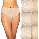 Vanity Fair Women’s Flattering Lace Panties: Lightweight & Silky with Superior Stretch