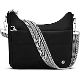 SYTRAH Anti Theft Crossbody Purse Hobo Crossbody Bags for Women, Quilted Puffer Bag Slouchy Built-in Wallet & RFID Blocking