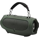 TXEsign Silicone Case Cover Compatible with JBL Xtreme 4 - Portable Speaker, Travel Carrying Protective Cover with Neoprene Handle for Xtreme 4 (Green)