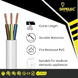 SHPELEC Flexible White Cable 3183Y BASEC PVC 0.75 1.0 1.5 2.5mm view 2