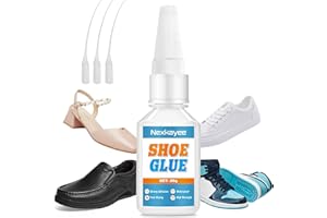 NEXKAYEE Shoe Glue, 30g Fast-Drying Shoe Repair Glue, Waterproof Glue for Shoes, Shoe Repair Adhesive, Transparent Shoe Sole Glue for Repairing Shoes, Boots, Leather, etc