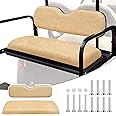 HEOHOU Universal Rear Replacement Cushions for Golf Cart Flip Rear Seat,Golf Cart Back Seat for EZGO TXT RXV ST for ST Sport for Valor Models for Club Car,Seat Bottom Cushion and Back Cushion Set
