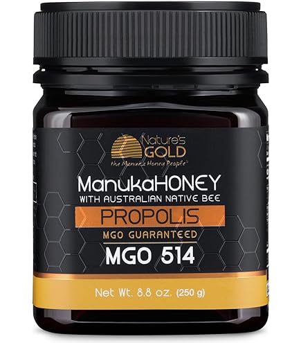 Amazon.com : Nature's Gold Raw Manuka Honey, MGO 514+ | Authentic