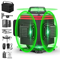 16 Lines Laser Level 4x360° Self Leveling Green