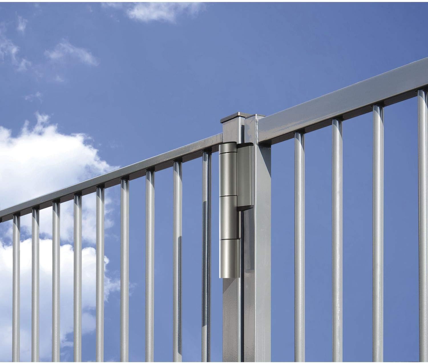 Locinox 180 Gate Hinge Self-Closing Aluminium Silver Anodised Mammoth (incl. Dino) - Image 4