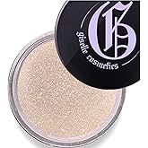 Giselle Cosmetics Pearl Diamond Mineral Loose Eyeshadow - Organic, Talc Free, High Pigment, Non-Toxic Make Up - Shimmer, Glitter, Iridescent Eyeshadow Palette - Natural Moondust Eye Shadow