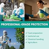 Ansell AlphaTec 37-310 Nitrile Gloves Medium Blue 12 Pairs Chemical Protection view 3