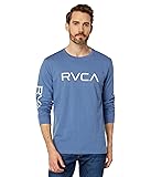 RVCA Mens Big Logo Long Sleeve Tee - Royal | X-Large