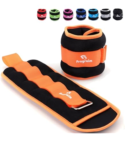 The Cuff – Poids De Cheville Et Poignet Réglables, Lot 9 Pièces De 1 à 4,5 Kg, Pour Sport Et Rééducation