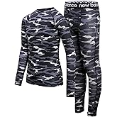 New Balance Boys Thermal Underwear Set - 2 Piece Athletic Performance Base Layer Thermal Shirt and Long Johns for Kids (2T-7)
