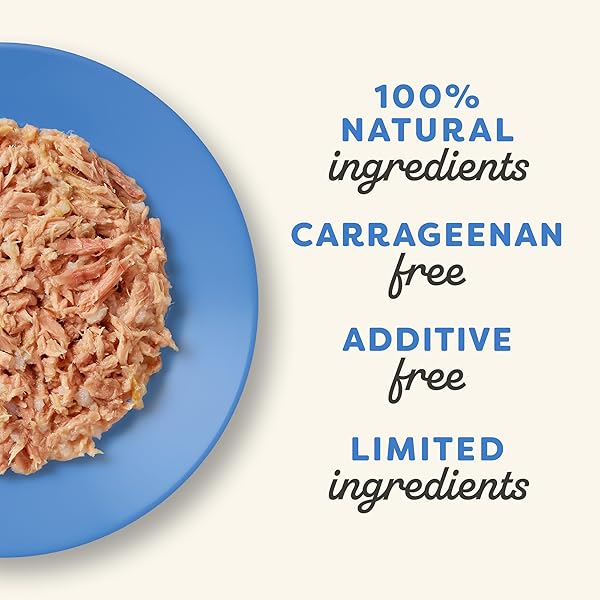 APPLAWS NATURAL WET CANNED CAT FOOD, LIMITED AND NATURAL INGREIDENTS, HIGH PROTEIN WITH NO ARTIFICIAL ADDITIVES, FISH SELECTION IN BROTH (36 X 2.47OZ CANS)