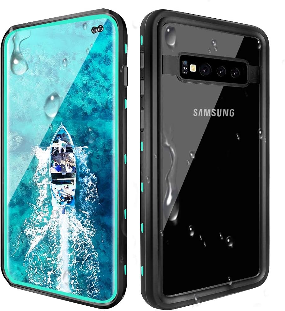 Samsung Galaxy S10+ Plus Waterproof Case, Full Body Heavy
