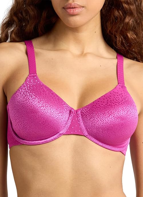 Wacoal Women's Back Appeal Underwire Bra, Festival Fuchsia, 36DD