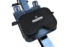 ROWPRO Memory Foam Rowing Machine Seat Cushion - Comfortable Seat Pad for Concept 2 - Ergonomic Concept 2 Rower Seat Cushion for Enhanced Support and Stability