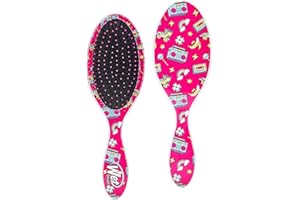 Wet Brush Original Detangler Hair Brush - Radio, Happy Hair - All Hair Types - Ultra-Soft Bristles Glide Through Tangles with Ease - Pain-Free Comb for Men, Women, Boys & Girls