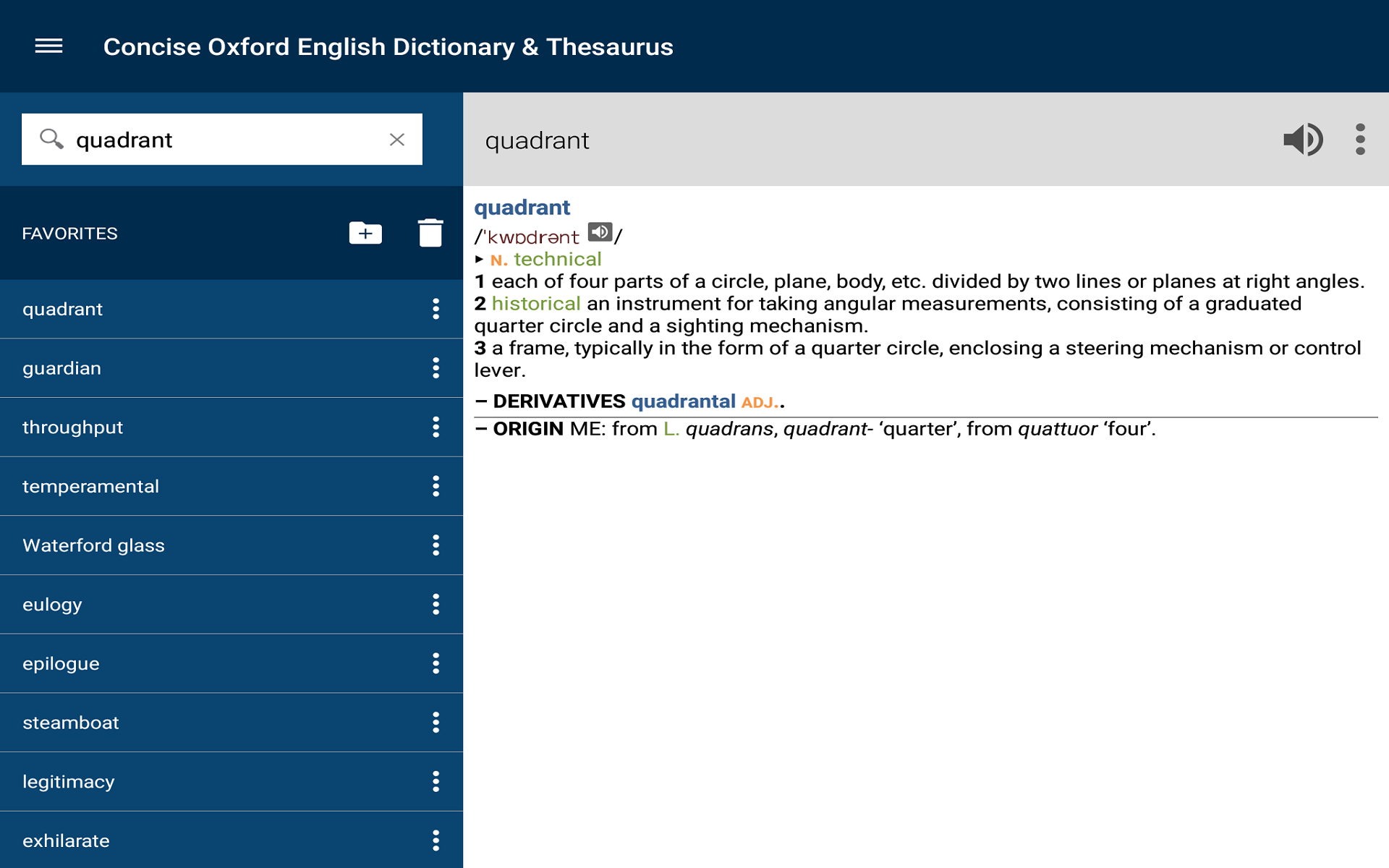 Concise Oxford English Dictionary & ThesaurusAmazon.co.jpAppstore for Android