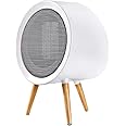 Gaiatop Space Heater, Cute and Powerful, 1000W Small Electric Heaters for Indoor Use, 3 Modes PTC Ceramic Fast Heating, Overheating & 45° Tip-Over Protection, Portable for Home Office White