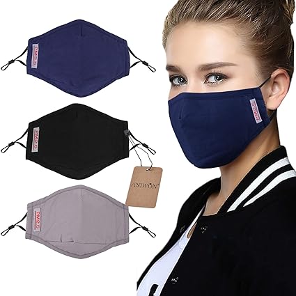 Amazon Com Dust Mask Aniwon 3 Pack Anti Dust Pollution Mask With