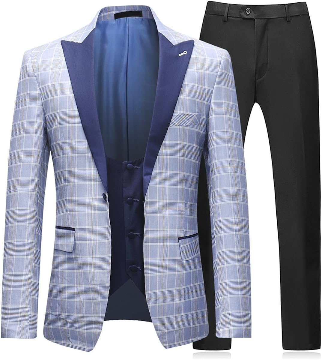 tartan trousers tuxedo