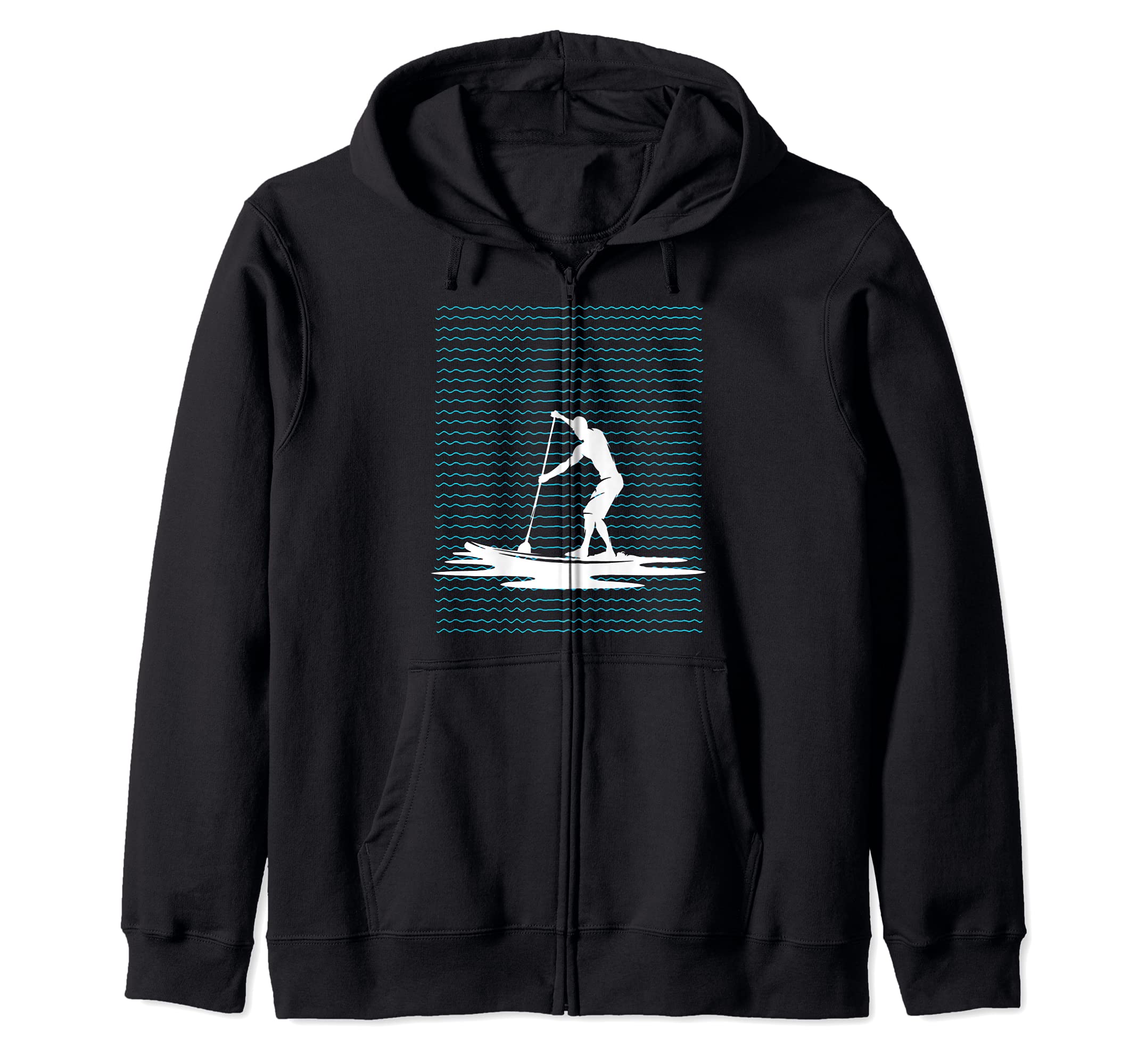Stand Up Paddler Paddleboard Sports Paddleboarding SUP Zip Hoodie