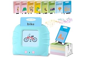 CITFIS 384 ABC Sight Words Talking Flash Cards for Toddler 1 2 3 4 Year Old, Toddler Toys Age 2-4, Autism Sensory Toys, Pocket Speech Montessori Learning Toys, Gifts for Boys Girls