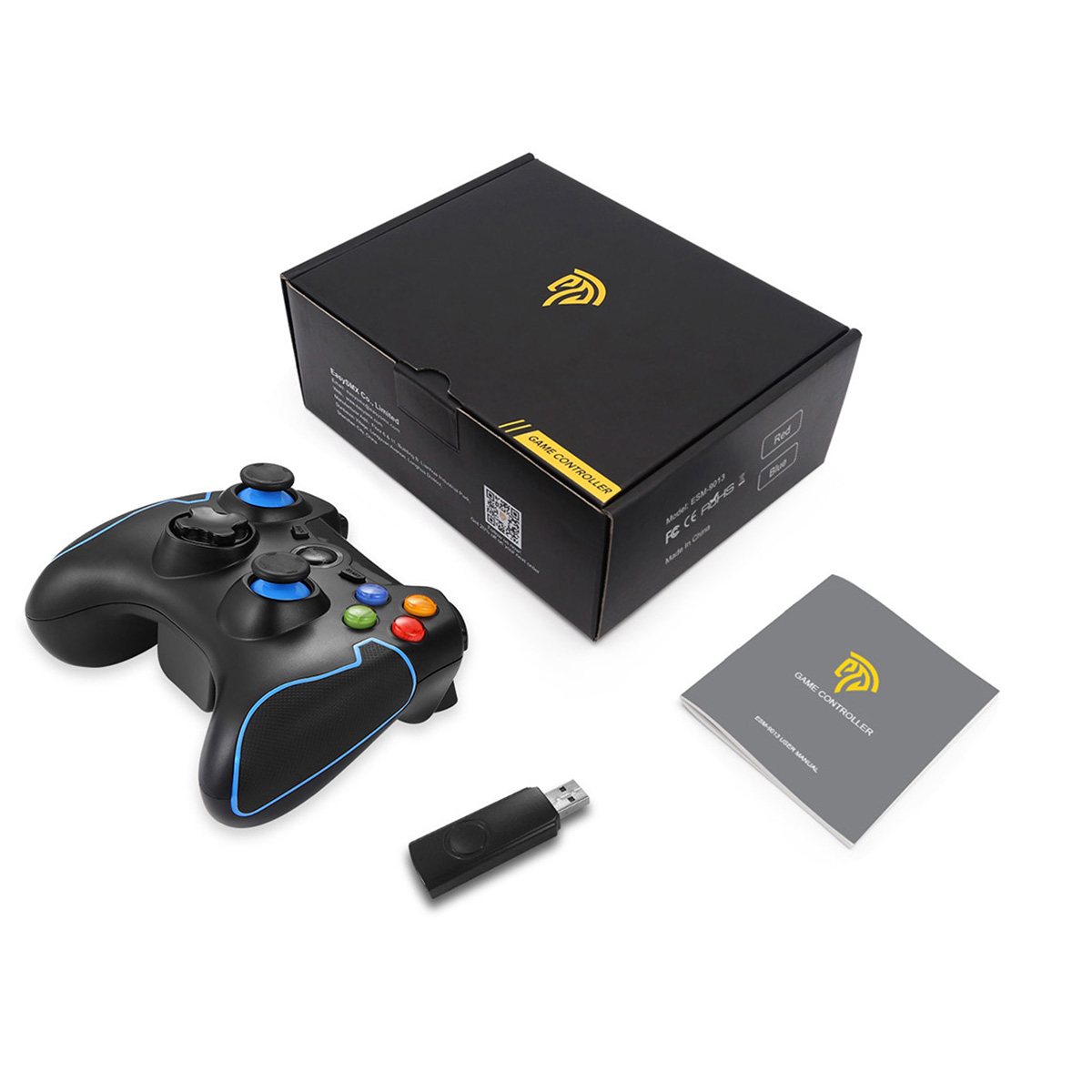 6 EasySMX+Wireless+Controller+Gamepads+Vibration