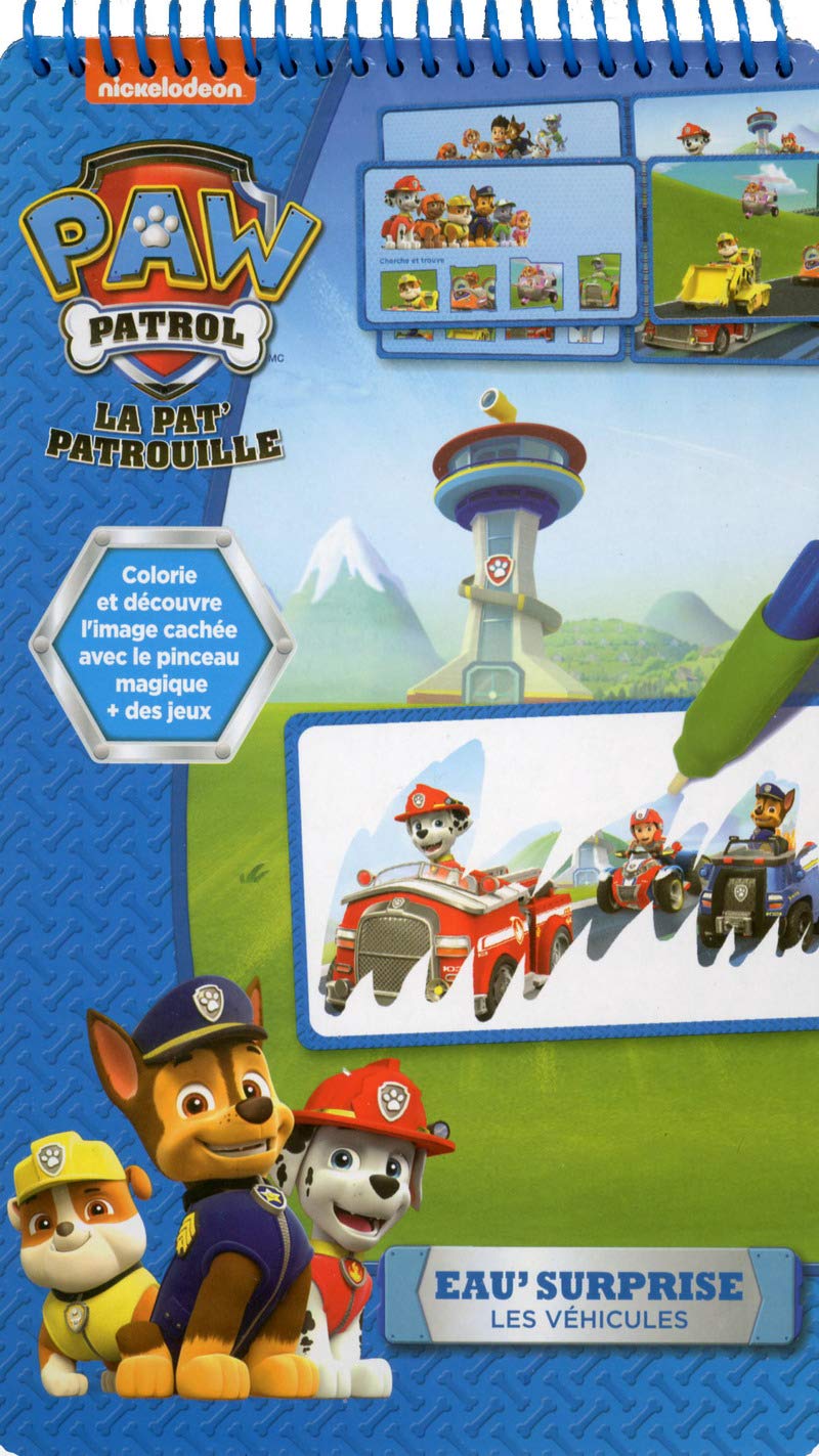 Vehicules La Pat Patrouille Eau Surprise D Sylvain Amazon Fr Livres