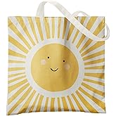 Veqzc Cute Tote Bags, Sunshine Canvas Tote Bag for Women, Funny Sun Tote Bag, Sunshine Gifts for Women, Sunshine Reusable Grocery Bags Shopping Bags