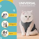 Avont Cat Recovery Suit Post Surgery Darkgrey S view 5