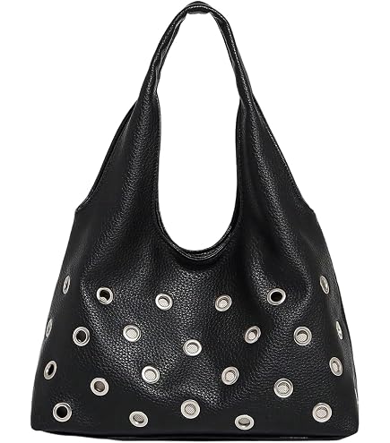 Amazon.com: TYATVS Studded Bag Y2k Shoulder Purse for Women Vegan