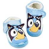 Bluey Slippers Kids Toddlers 3D Ears Strap Loungewear House Shoes