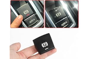 Car Handbrake Parking Brake P Button Switch Cover for BMW 5 7 F01 F02 F07 F10 F11 F18 F30 520 523 730 2009-2017 (Old Model（Lo