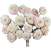 GhuaH 3 Pcs Artificial Flowers Spring Summer Silk Zinnia Flowers with Stems Zinnia Elegans Artificial Flowers for Outdoors Floral Arrangement Table Centerpieces Wedding Party Home Decor Champagne Pink