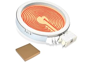 MTZUL UPGRADED W11171119 6.5" Radiant Surface Element Compatible with Whirlpool Glass Top Burner 8273994 Maytag Electric Freestanding Range Element WP8273994 KitchenAid Electric Range Replacement Parts